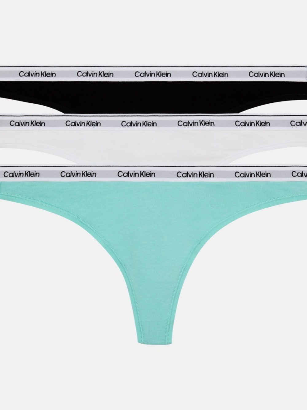 NWT S  Calvin Klein Women's Icon Logo 3-Pack Low Rise Thong